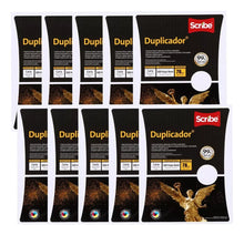 Caja con 5000 Hojas Papel Duplicador Scribe Blanco Carta Impresión