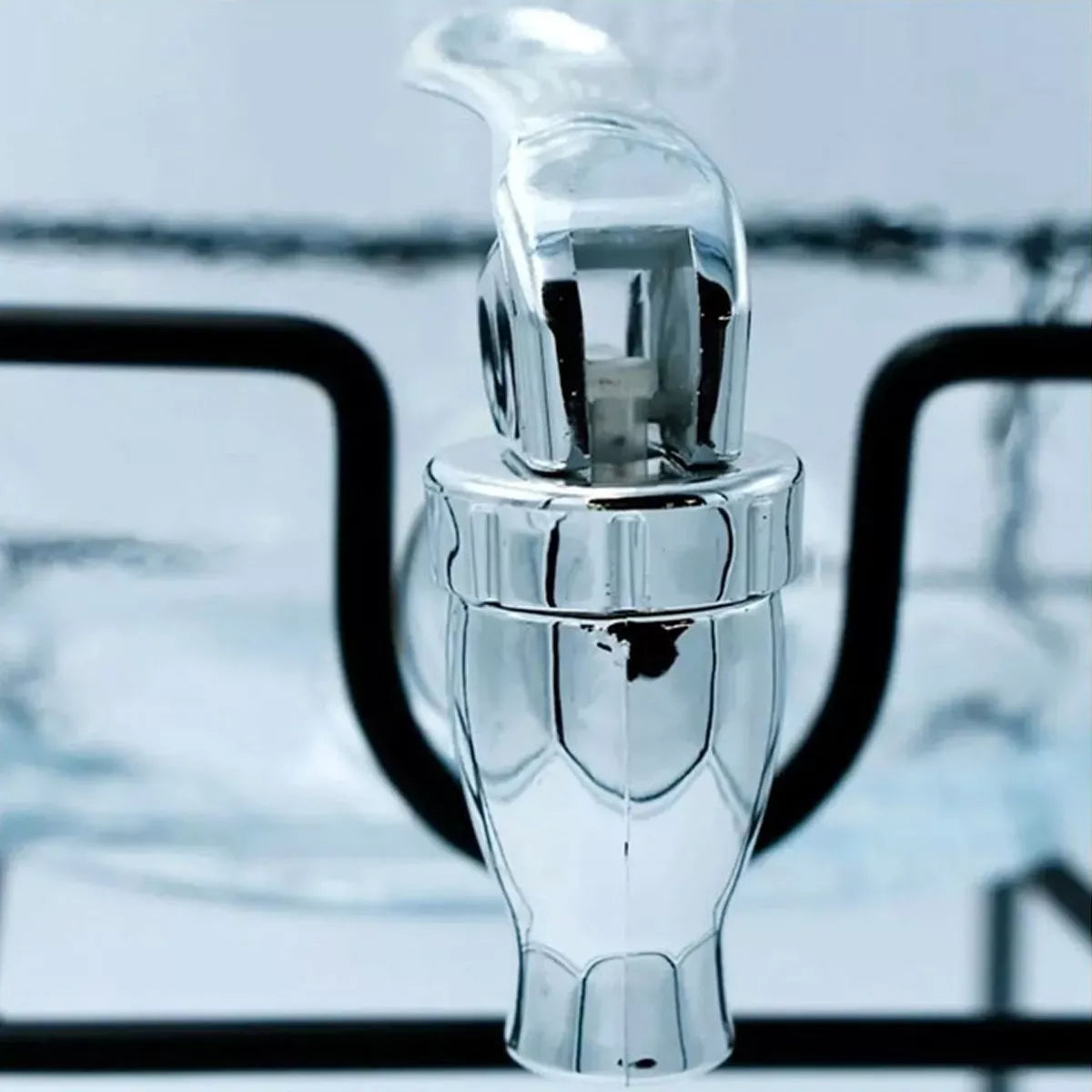 Dispensador De Bebidas Vitrolero Vidrio Con Base Mason 8lt