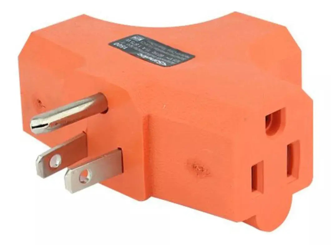 Adaptador Multicontacto Sanelec Aterrizado Tipo T 3 Contacto - Sanelec - detalle