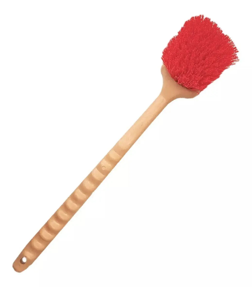 Cepillo Suave Escobeta Polipropileno Plastico Fibra Castor Rojo - CASTOR - vista lateral