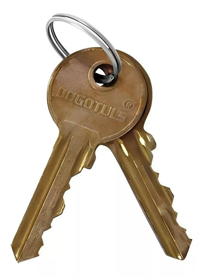 Juego 4 Candados Hierro 38mm Gancho Corto Nivel 5 Dogotuls - Dogotuls - empaque