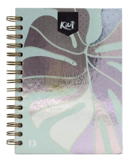 Libreta Cuaderno Norma Kiut Francesa 160hjs Rayas Pasta Dura