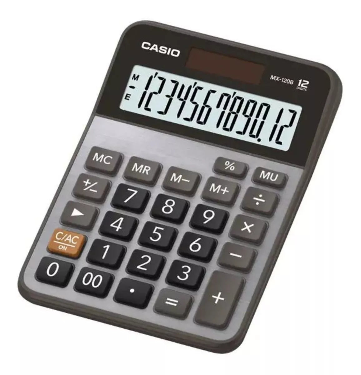 Calculadora Escritorio Casio Mx-120b Gris 12 dígitos Cuadrada