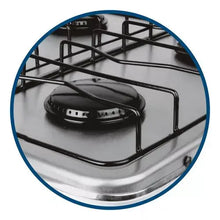 Estufa De Mesa Aksi 4 Quemadores Blanco Acero Inoxidable Color Blanco - Marchante MX