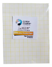 50 Hojas Papel Transfer Sublicotton Color Make