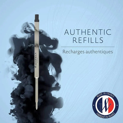 Repuesto Pluma Punto Medio Ballpoint Tinta Negra Waterman - Waterman - vista lateral