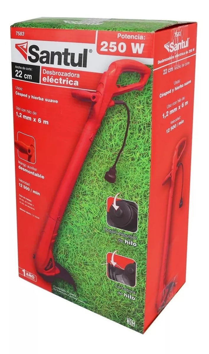 Desbrozadora Podadora Santul Eléctrica 250w Cortadora Pasto