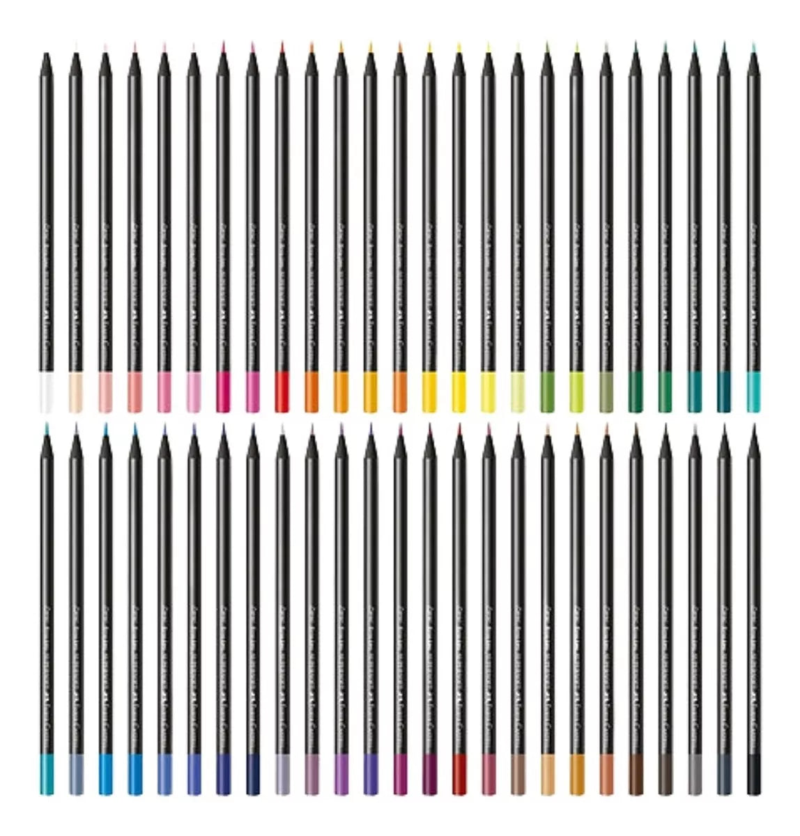 Lápices de Colores Faber Castell Super Soft Black Edition 50 Pz