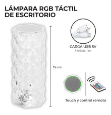 Lámpara Rgb Táctil De Escritorio Adir