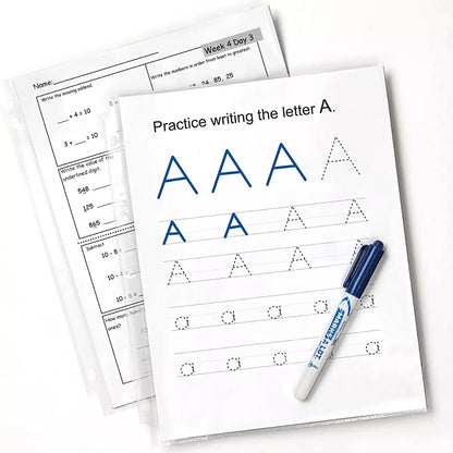 50 Protectores Hojas Avery Tamaño Carta Transparente Carpeta