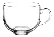 Juego 6 Tazas Café Te Grande Jumbo 500ml Vidrio Capuccino