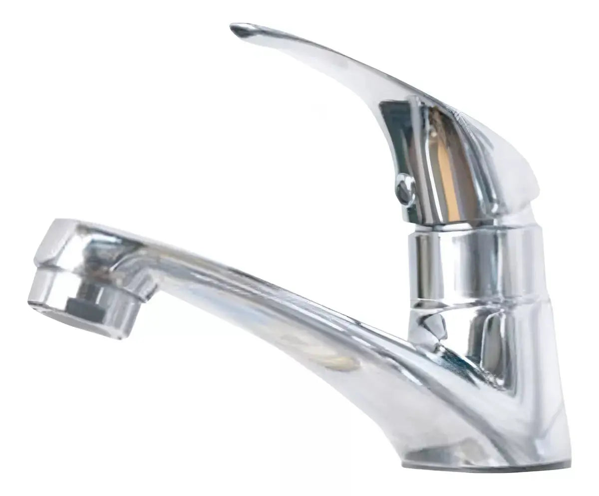 Llave Mezcladora Monomando Lavabo Meer Color Plateado 9cm - CNX