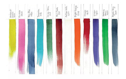 Estuche Acuarela 12 Pastillas Colores Inktense Derwent V2 - Marchante MX