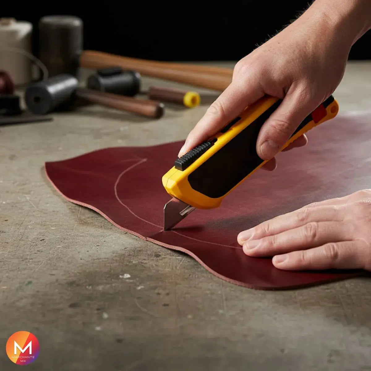 Cutter Cuchilla Industrial Sk-6 Olfa Hoja Punta Redonda - Marchante MX