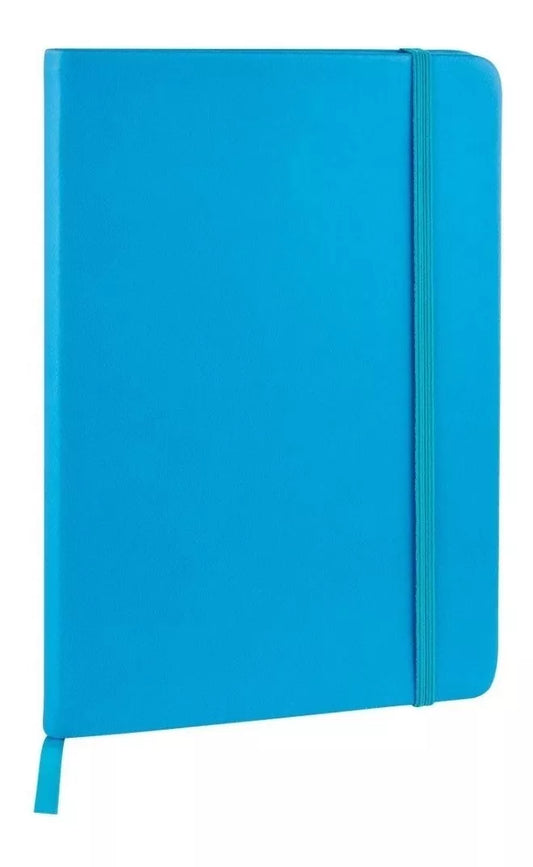 Libreta Tipo Moleskine Cuaderno 80h Raya 14x21 Color Escoger