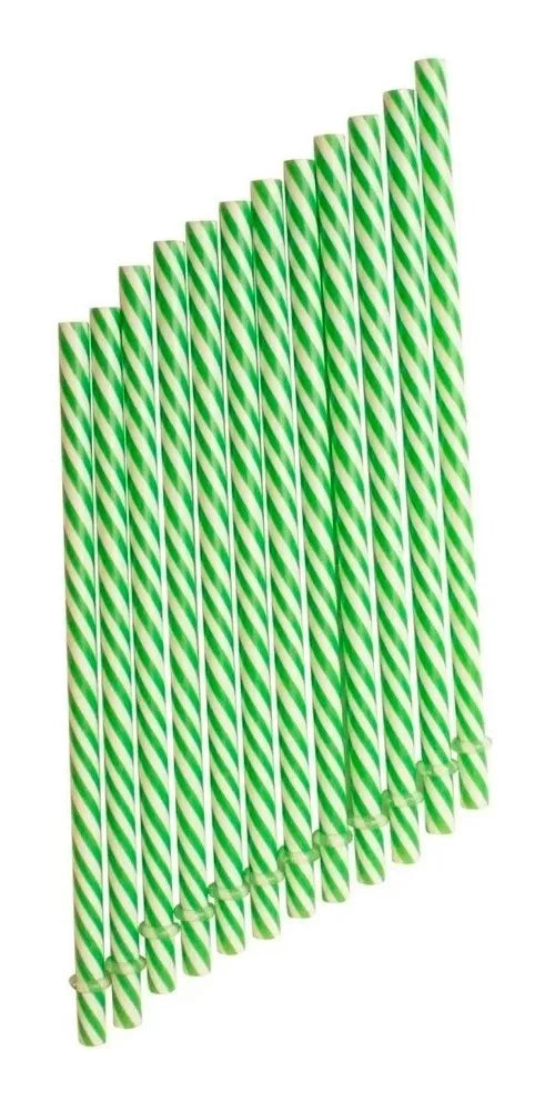 Popotes Mason Jar Colores Plástico Frasco Fiesta 12 Piezas