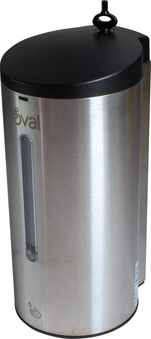 Jabonera Automatica Oval Gel Acero Inoxidable 700 Ml