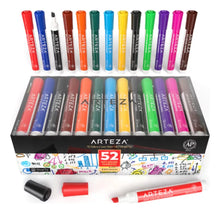 Econopack 52 Marcador Pizarrón Blanco Plumón 12 Color Arteza