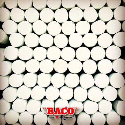 Caja 150 Gises Comprimidos Color Blanco Baco Tizas Pizarron