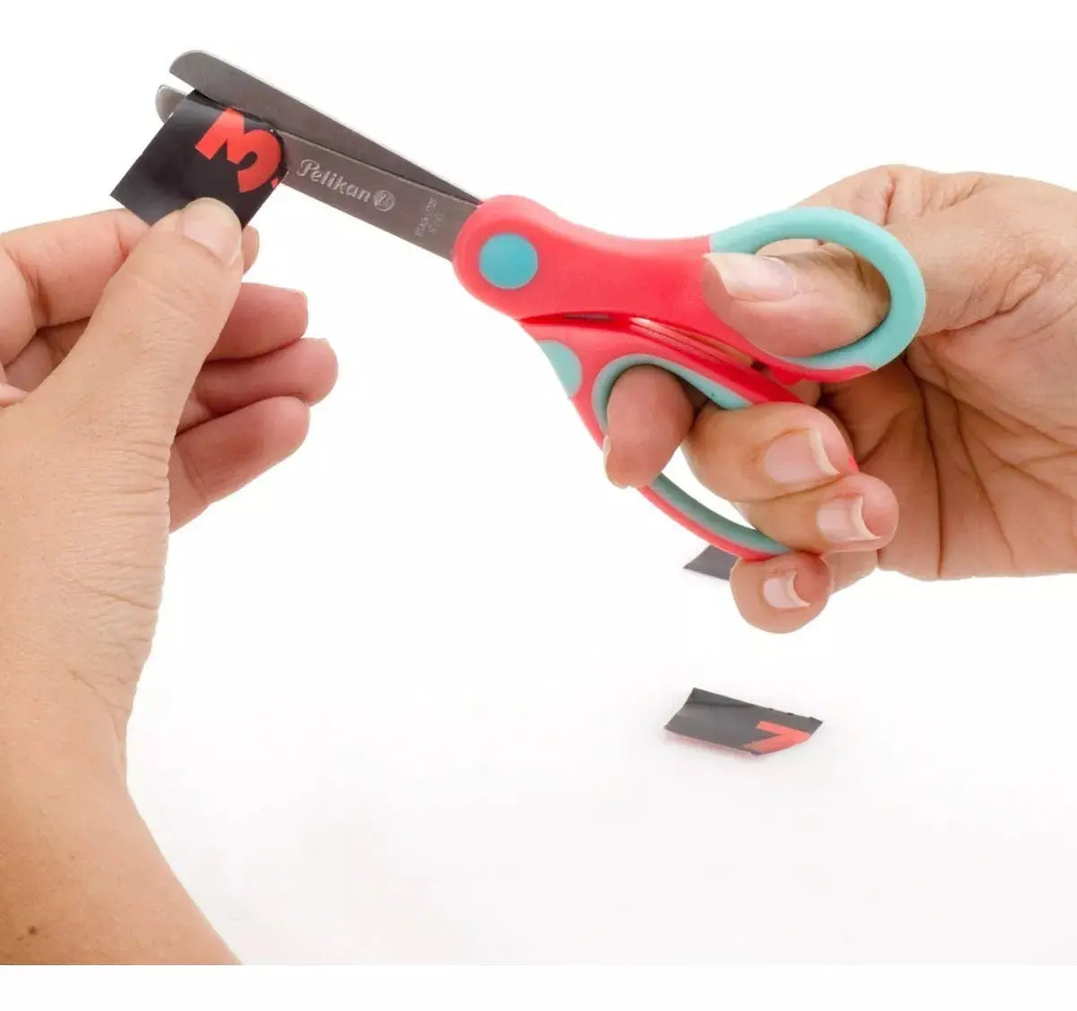 Tijeras Escolar Pelikan Punta Roma Mango Super Suave - Marchante MX