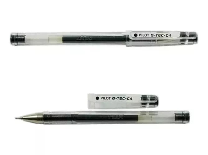 Set 5 Plumas Boligrafos Gel Pilot G Tec C4 Punto 0.4mm Colores Surtidos