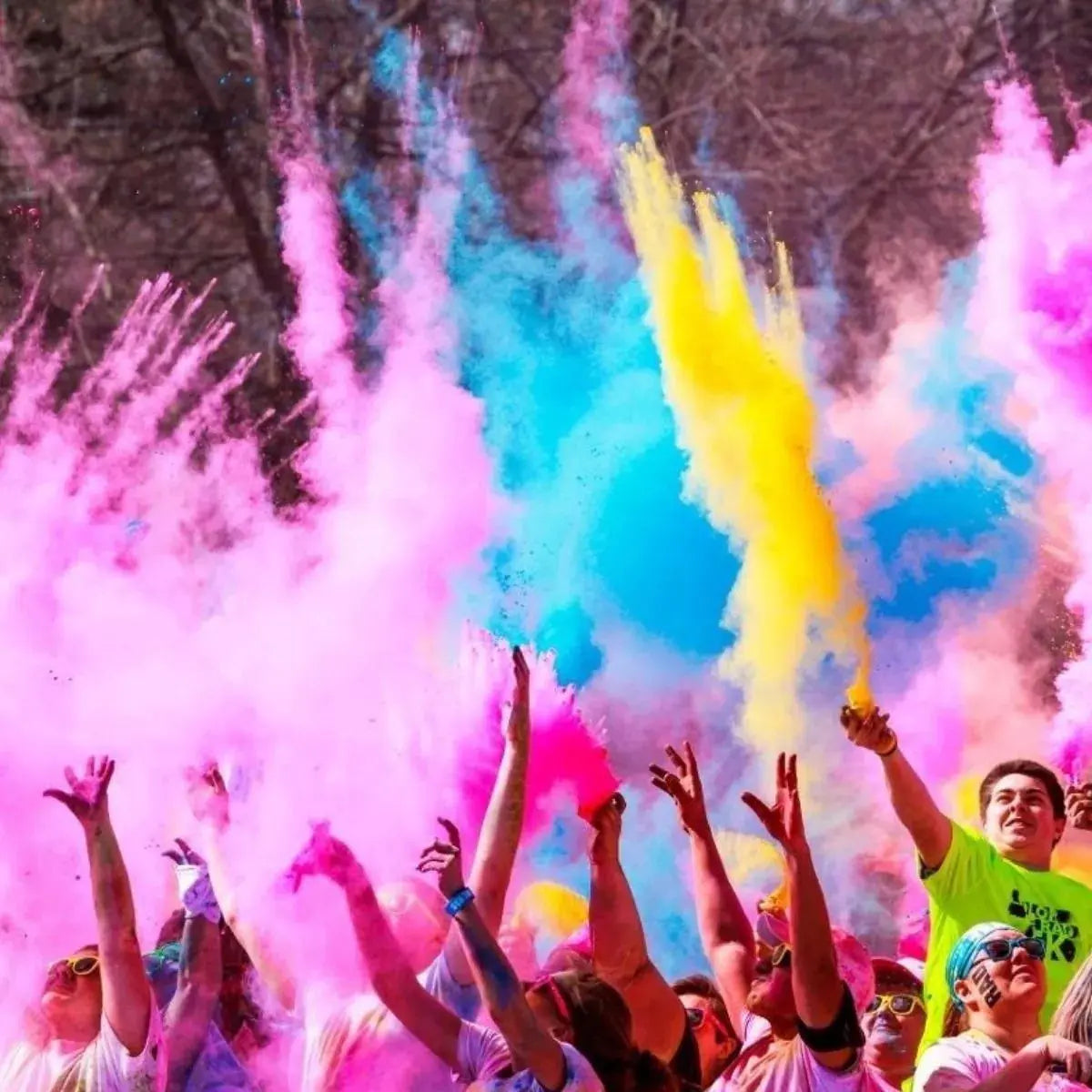 Polvos Holi Glow 75gr Fiestas Eventos Colors Elegir Color - Marchante MX