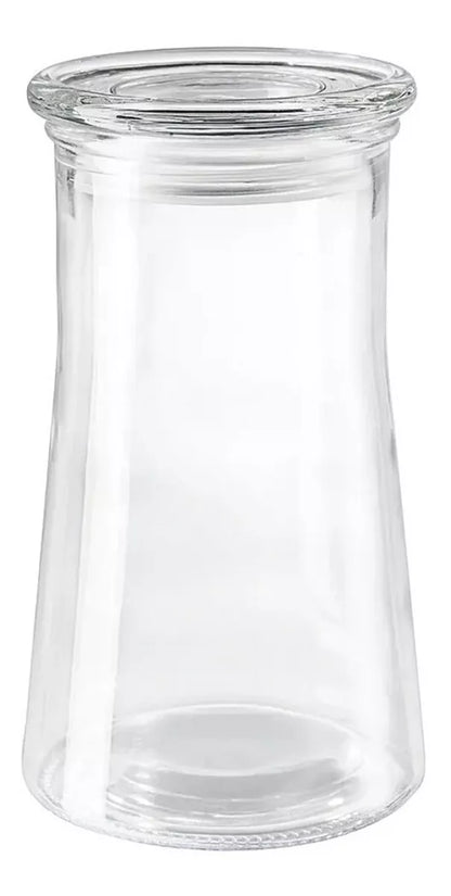 Envase Brocal Tapa Contenedor Frasco Vidrio Cristal 1.2 Lt