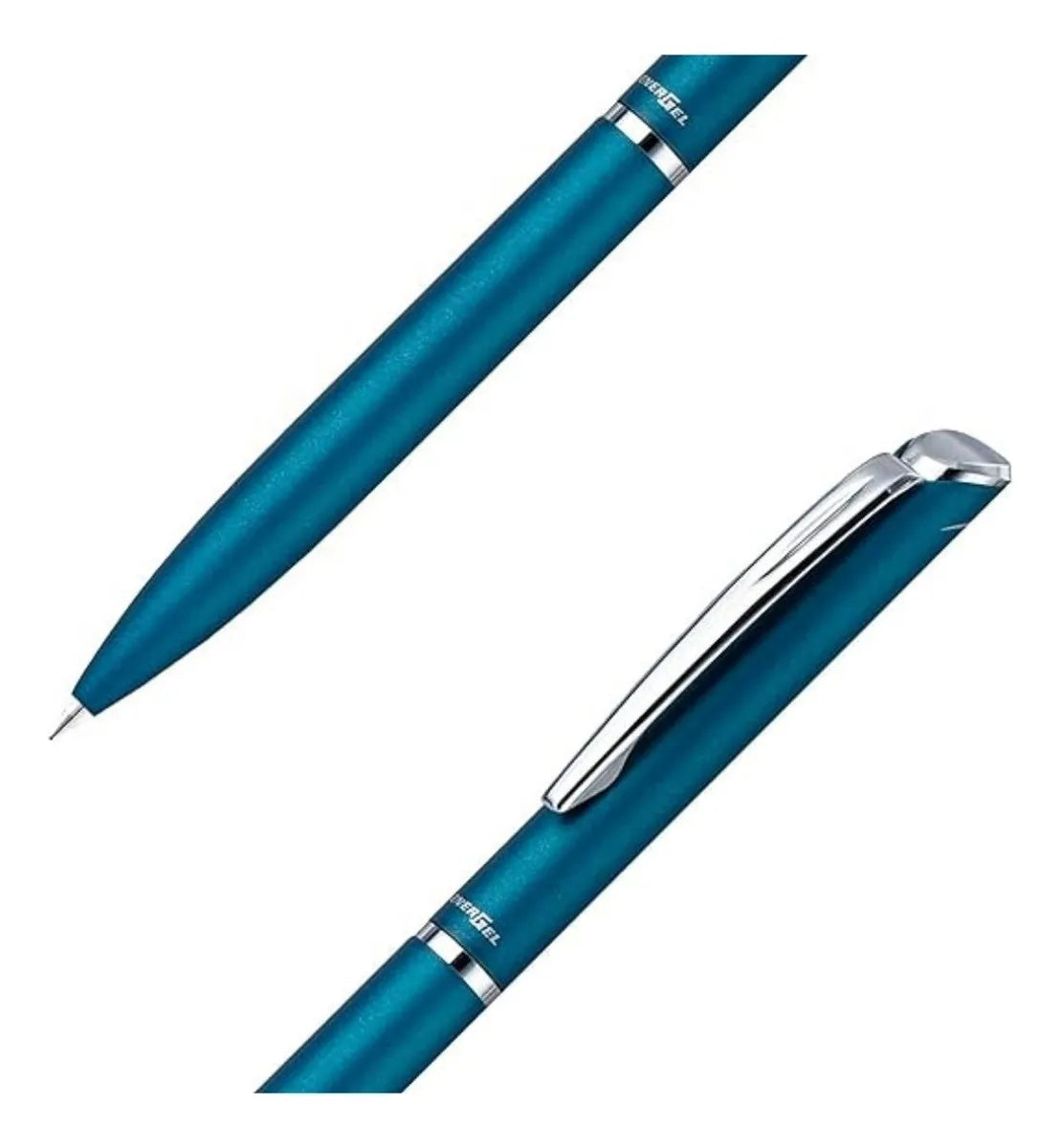 Boligrafo Retractil Metal Pentel Energel Tinta Negra 0.7mm