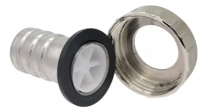 Llave Nariz Italiana 1/2'' Cnx Jardin Maneral Zinc Niquelado