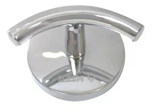 Gancho Doble Para Toalla Cromado Baño Toallero Accesorios Color Plateado - CNX