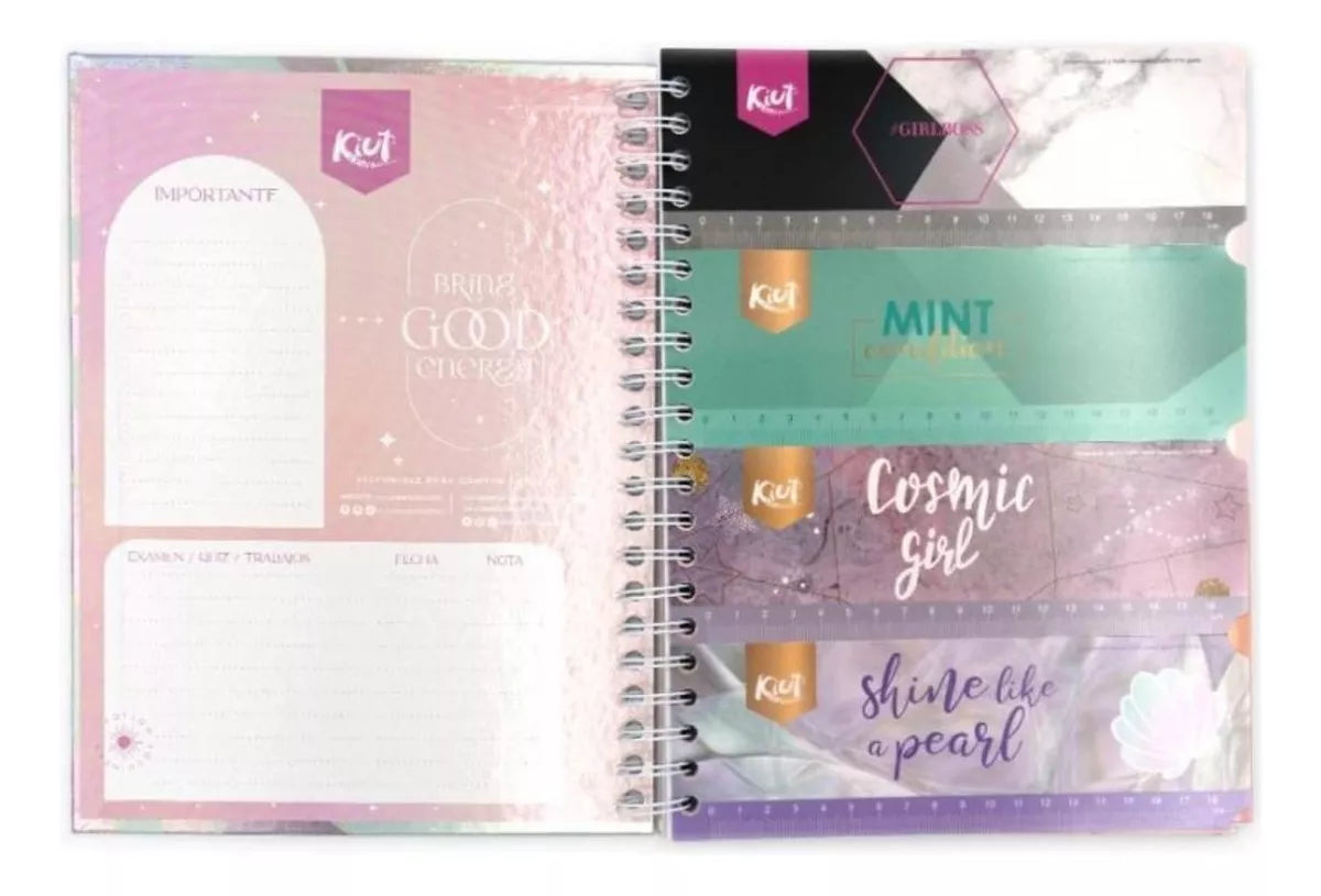 Libreta Norma Kiut Profesional 160 Hojas Pasta Dura Raya