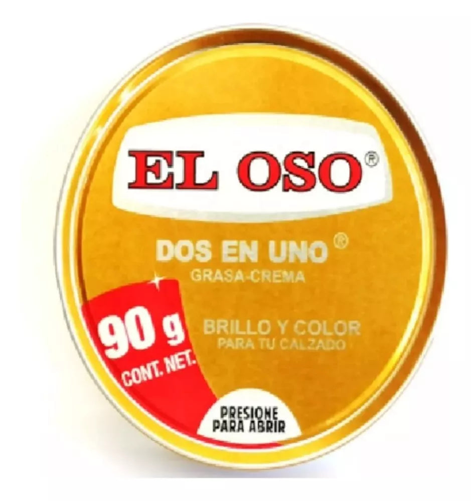 Grasa Calzado El Oso Dos En Uno Colores Elegir 90 G - MarchanteMX