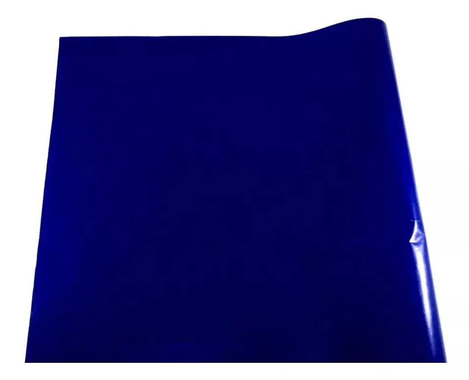 25 Hojas Papel Lustre Lustrina Euromac 50cm X 70cm Colores Azul Rey - Euromac