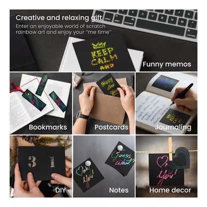 Notas 202 Holográficas/arcoíris Arteza (3.5 X 3.5 Pulgadas)