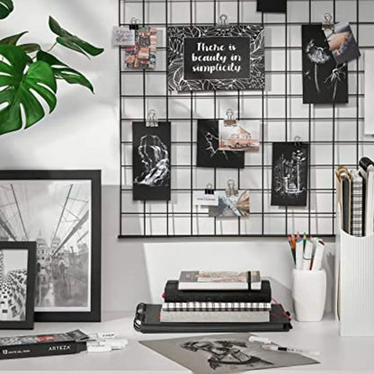 Set 12 Plumas Gel Blancas Arteza Punto 0.6 Mm 0.8 Mm 1 Mm