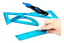 Juego Geométrico 5pza Irrompible Plástico Flexible Pelikan