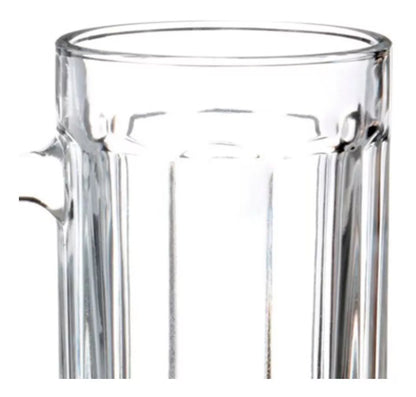 2pz Tarro Cervecero Líneas 400ml Micheladas Vaso Vidrio - Marchante MX