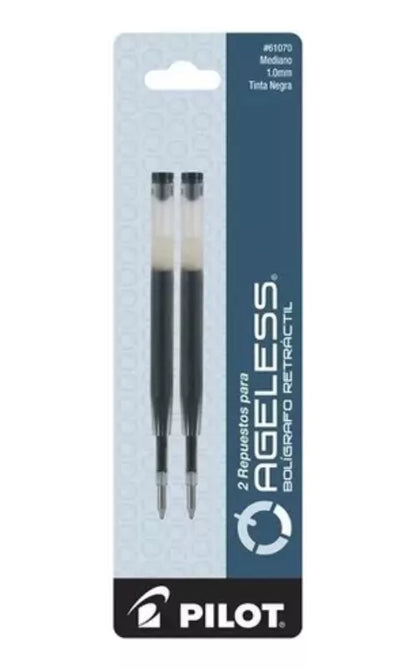2 Repuesto Pluma Ageless Pilot Recambio Dr.grip Elegir Color
