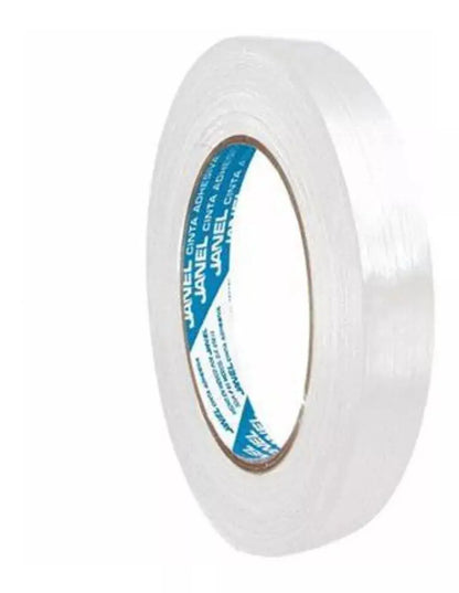 Rollo Cinta Filamento Mono Direccional 18mmx50m Janel - Janel - empaque