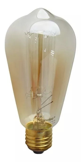Foco Vintage Edison Sanelec Luz Calida Incandescente