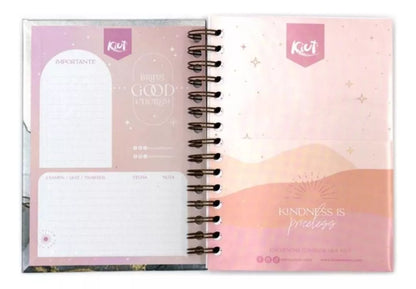 Libreta Cuaderno Norma Kiut Francesa 160hjs Rayas Pasta Dura