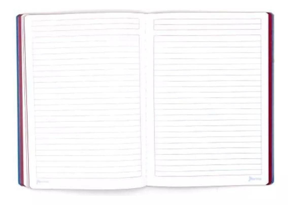 Cuaderno Libreta College 100hjs Norma Color 360 Cosido Raya