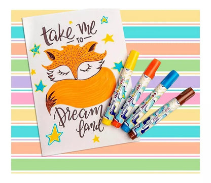 12 Plumones Plumin Pelikan Colorella Dibujo Coloreado Niños - Pelikan - vista lateral