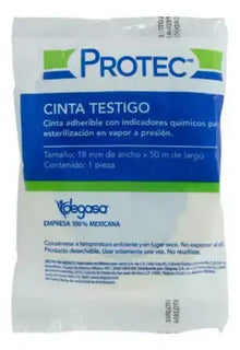 Cinta Testigo Vapor Protec 18mmx50m Esterilizar Adherible - Degasa