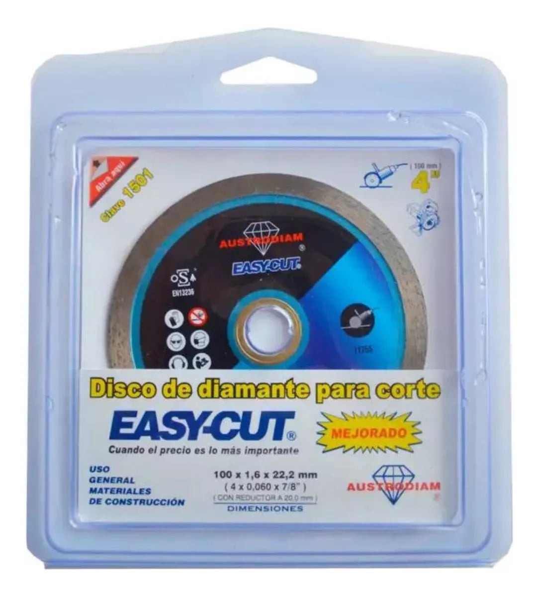 Disco De Diamante Austromex 4 1501 Easy Cut - Marchante MX