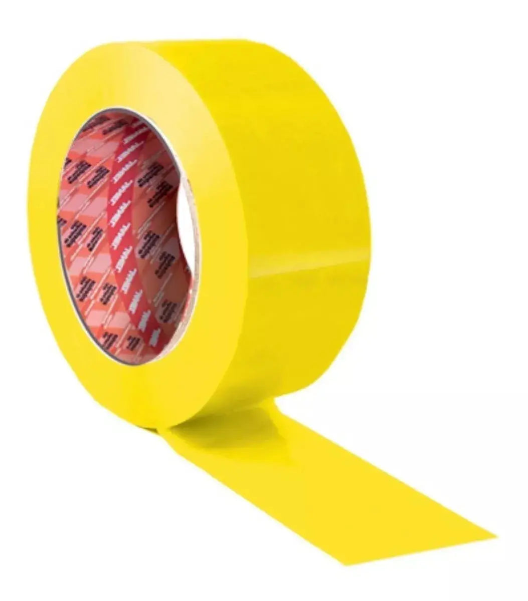 6 Cintas Adhesivas Empaque Acrílica Janel 090 48mmx150 Elegir Color Amarilla - Janel - vista trasera