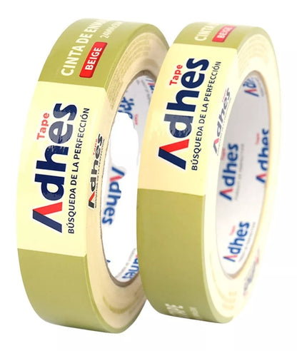 Cinta Enmascarar Beige Adhes 18mm X 50m Masking Tape Papel