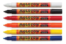Set 6 Marcadores Molotow 2mm ONE4ALL Recargables Acrílico