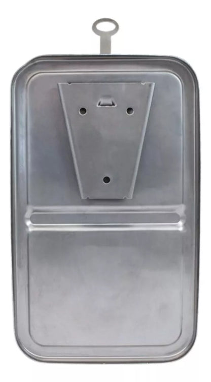 Jabonera Oval Acero Inoxidable Satinado 1 Litro Industrial