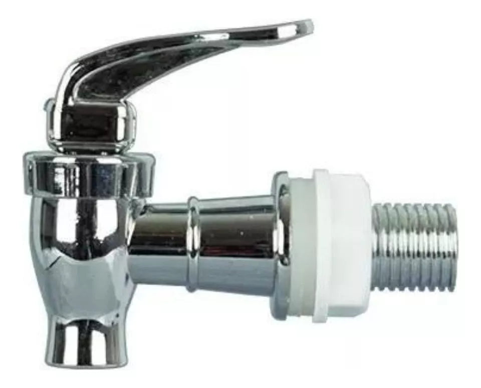 Llave Dispensador Agua Vitrolero Grifo Plástico Cromado